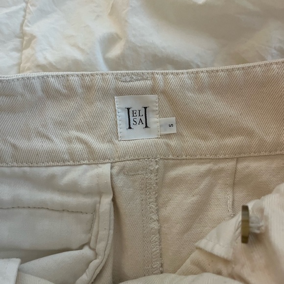 Helsa Studio maxi skirt in ecru size small - Picture 3 of 6